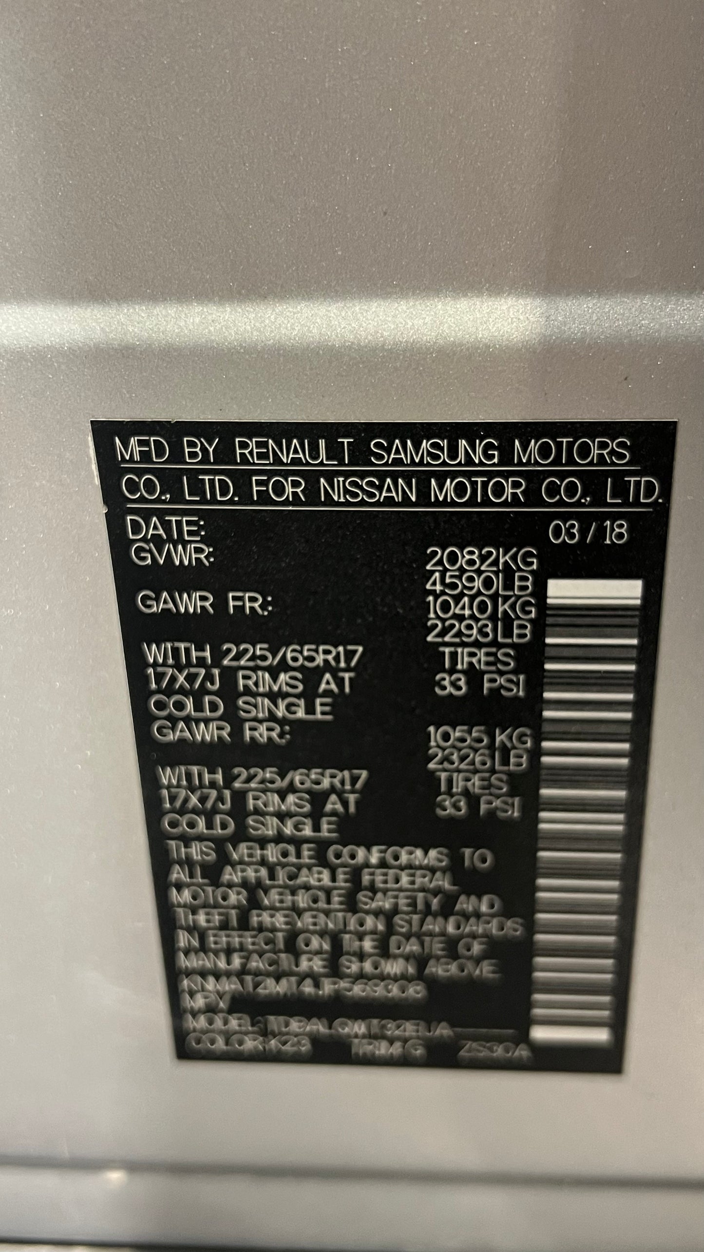 Nissan Rouge Sv 2018